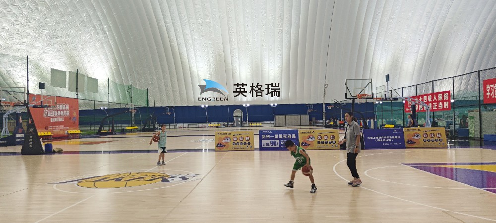 氣膜籃球館里的打球體驗，打造IP效應(yīng)